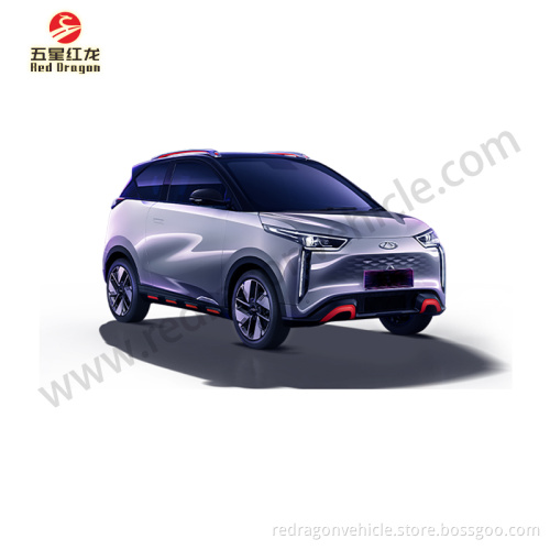 Chery Auto Ev Car China Made Qq Wujie Pro 408km Pure Electric 4 Seats New Energy Vehicles Left Hand Drive Car For Adults